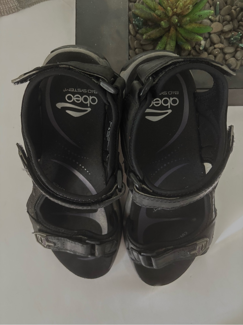 ABEO GOLETA B.I.O. SYSTEM GRAY LEATHER WITH METATARSAL FOOTBED WALKING SZ 8.5 - Picture 13 of 13